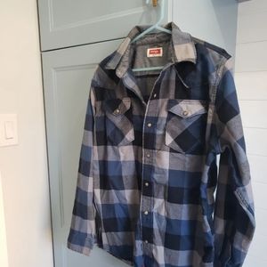Wrangler plaid shirt